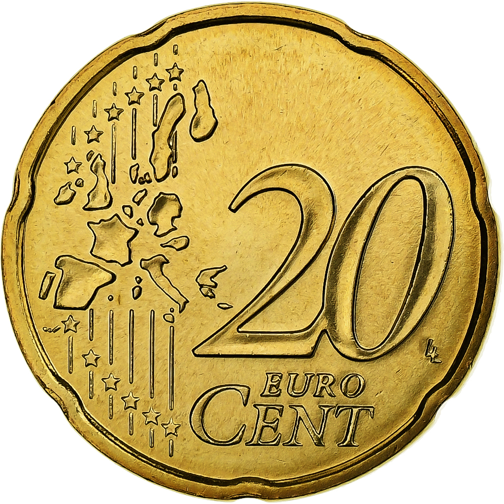 France, 20 Euro Cent, BU, 2003, MDP, Nordic gold, , KM:1286
