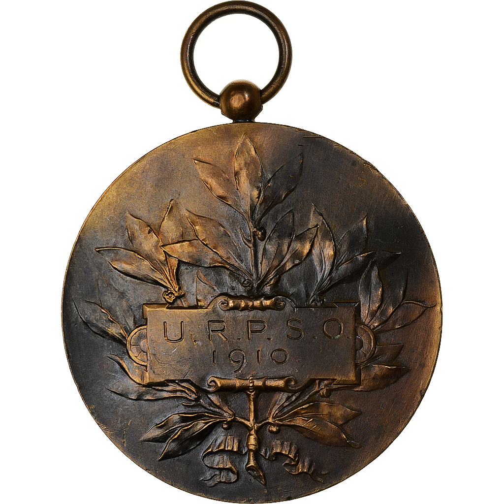 France, Medal, Union Régionale des Patronages du Sud-Ouest, 1910, Bronze