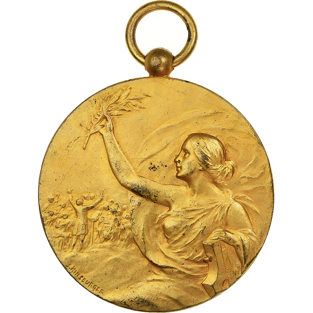 France, Medal, Orchestre philharmonique, n.d., Bronze, Kinsburger, 
