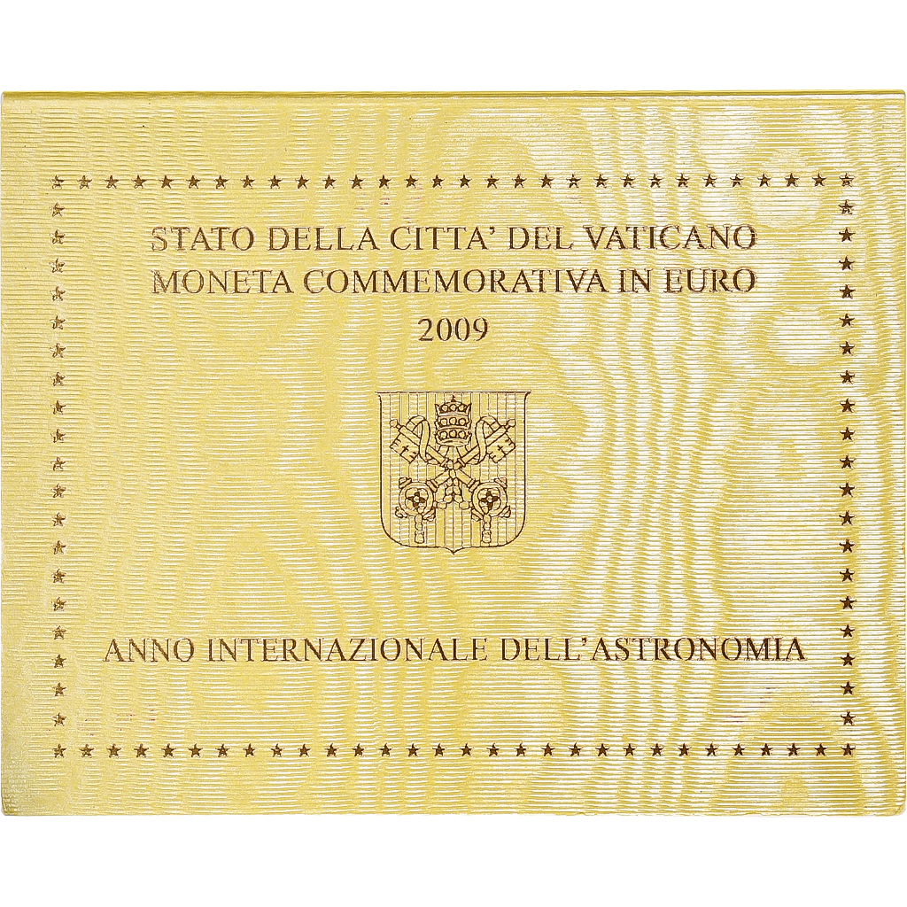 Vatican, Benedict XVI, 2 Euro, International Year of Astronomy, 2009, Rome