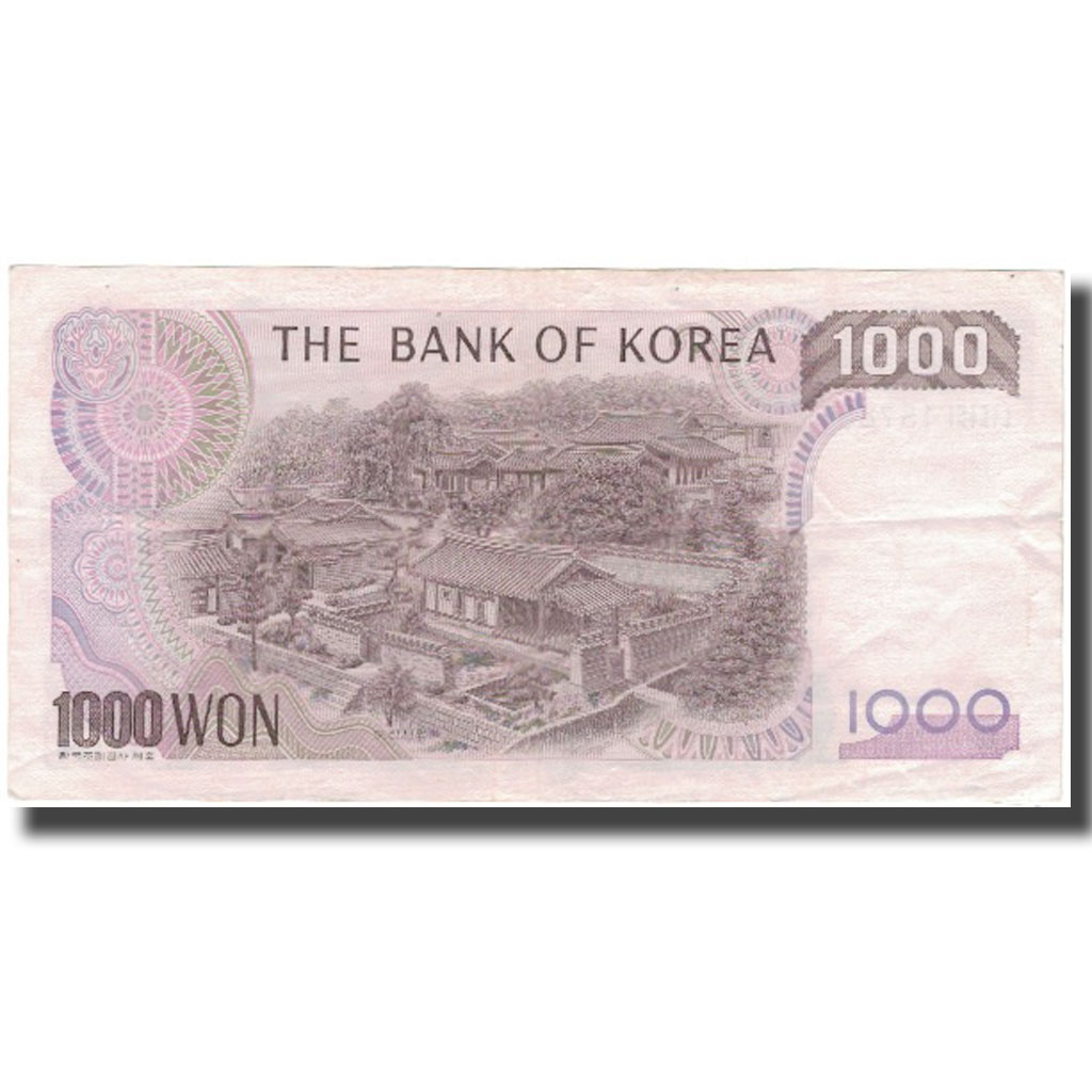 Banknote, South Korea, 1000 Won, KM:47, EF(40-45)