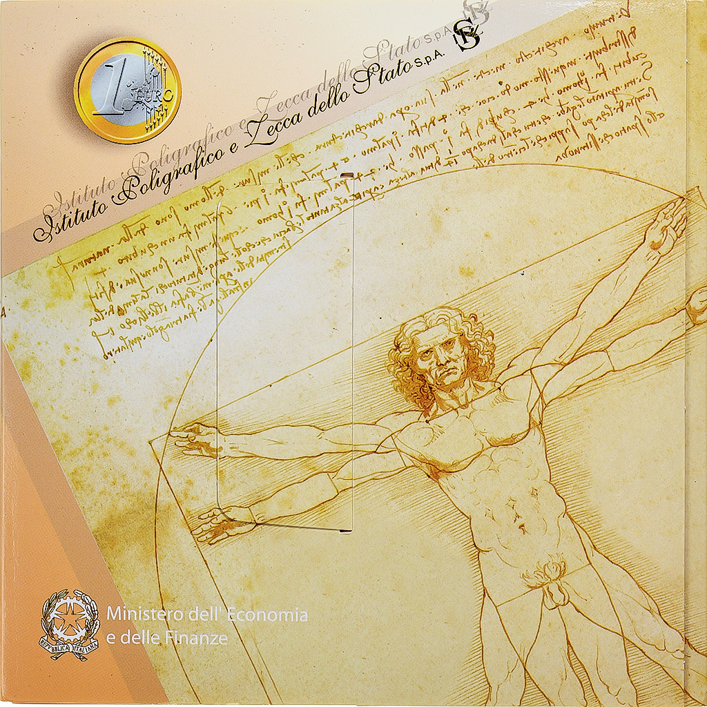 Italien, Set 1 ct. - 2 Euro, FDC, 2004, Rome, STGL