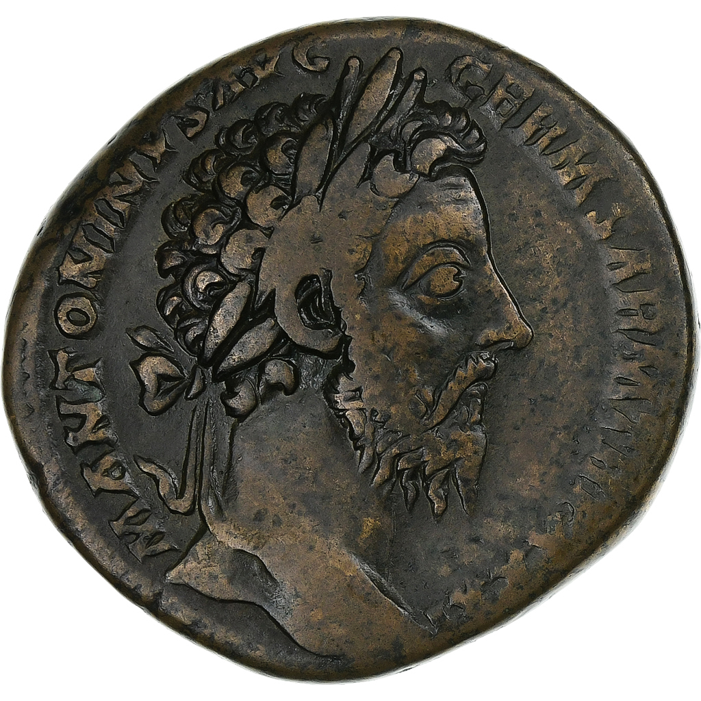 Marcus Aurelius, Sestertius, 176-177, Rome, Bronze, , RIC:1184