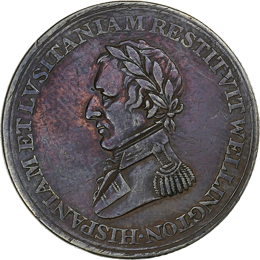United Kingdom, Token, Victories of the Marquis of Wellington, n.d., Copper