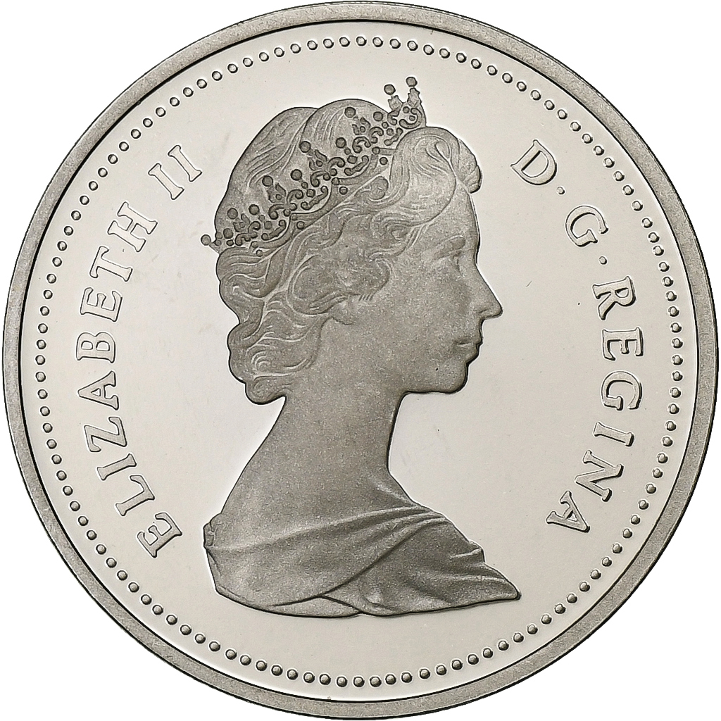 Canada, Elizabeth II, 5 Cents, 1987, Ottawa, Proof, Copper-nickel, 