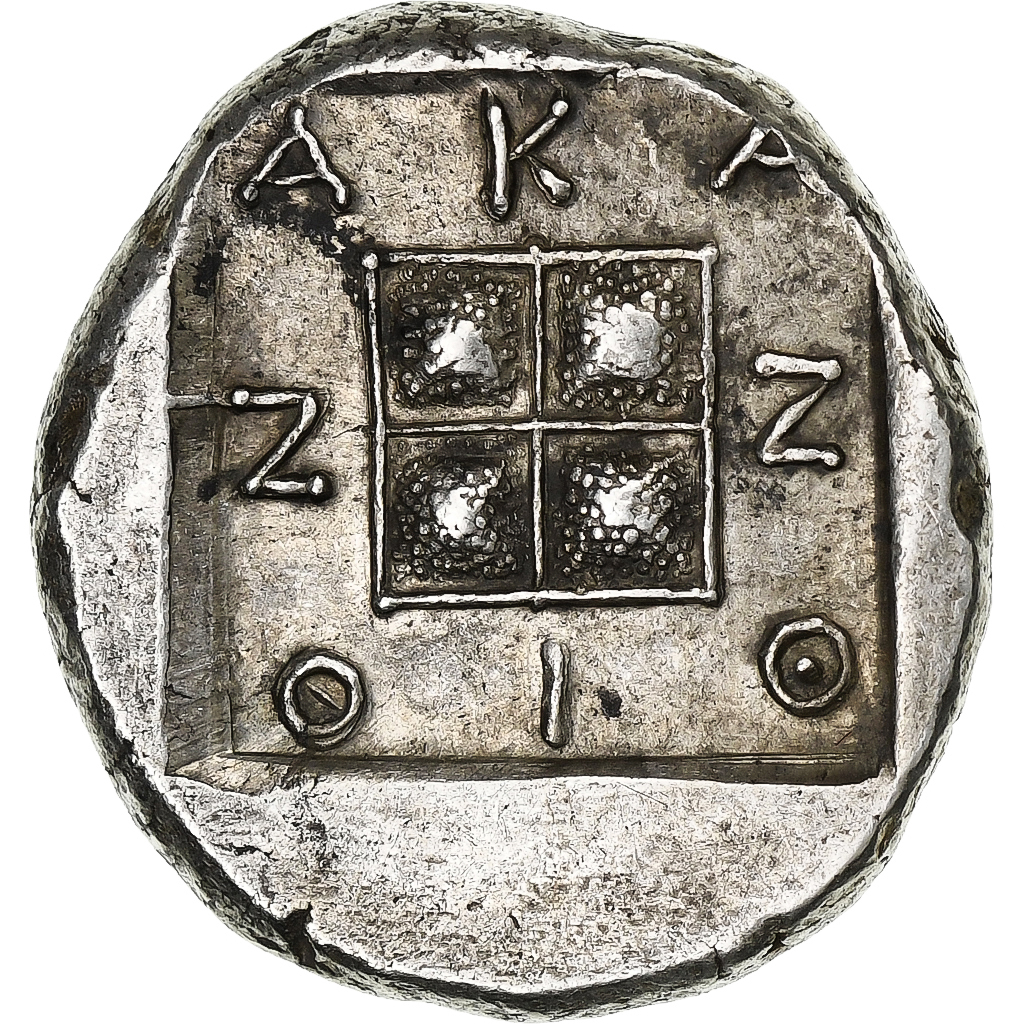 Macedonia, Tetradrachm, c. 430-390 BC, Akanthos, Silver, EF(40-45), HGC:3.1-391