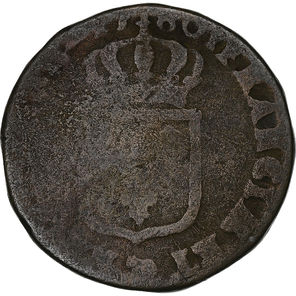 France, Louis XVI, Sol de Béarn, 1780, Pau, Copper, , Gadoury:350a