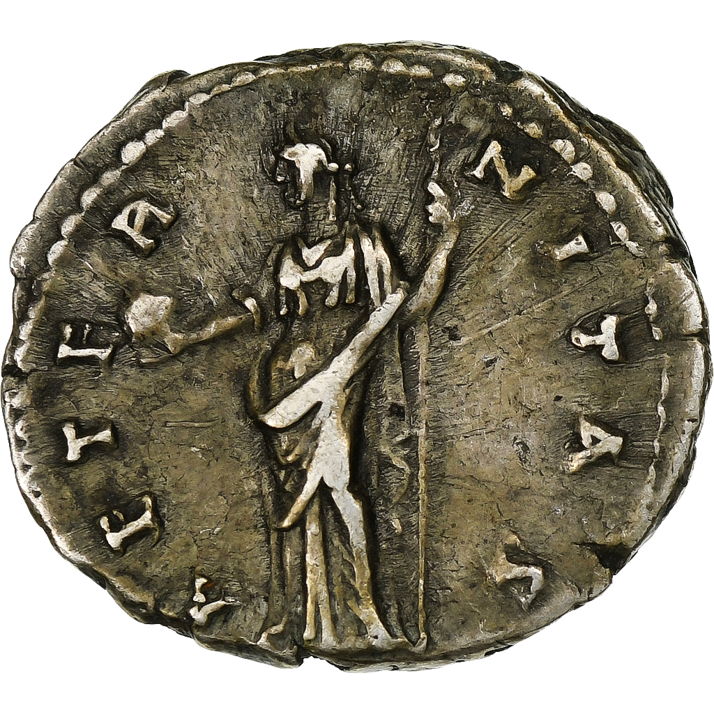 Diva Faustina I, Denarius, 141, Rome, Silver, , RIC:350Aa