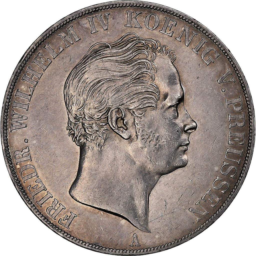 Kingdom of Prussia, Friedrich Wilhelm IV, 2 Thaler, 1846, Berlin, Silver