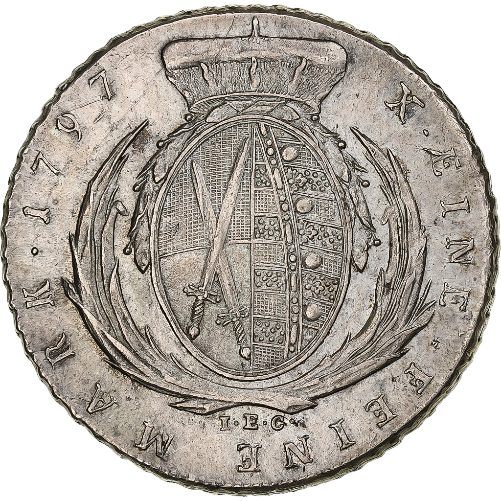 Electorate of Saxony, Friedrich August I, Thaler, 1797, Dresden, Silver