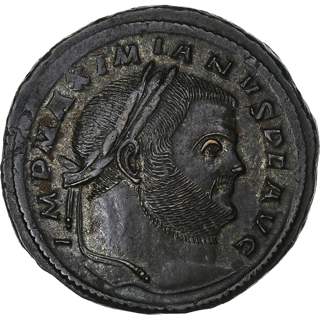 Maximianus, Follis, 302-303, Aquileia, Bronze, , RIC:35b | Roman
