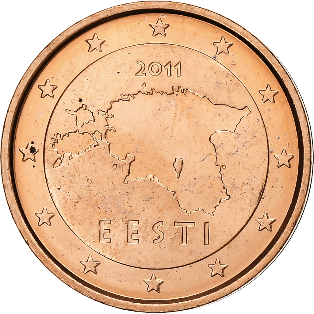 Estonia, 2 Euro Cent, 2011, Vantaa, Copper Plated Steel, VZ+, KM:62