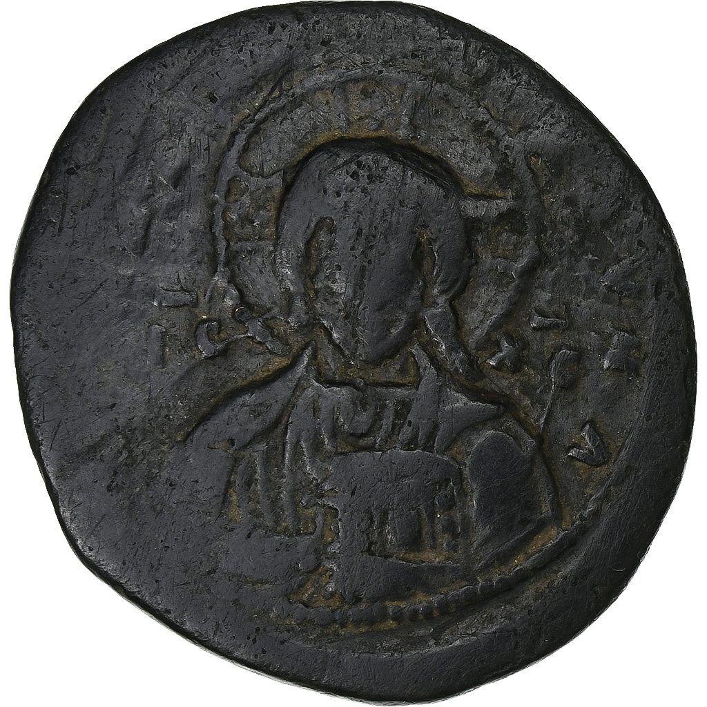 Basile II and Constantin VIII, Follis, 976-1025, Constantinople, Bronze
