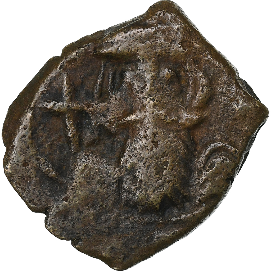 Constans II, Follis, 659-668, Constantinople, Bronze, , Sear:1013