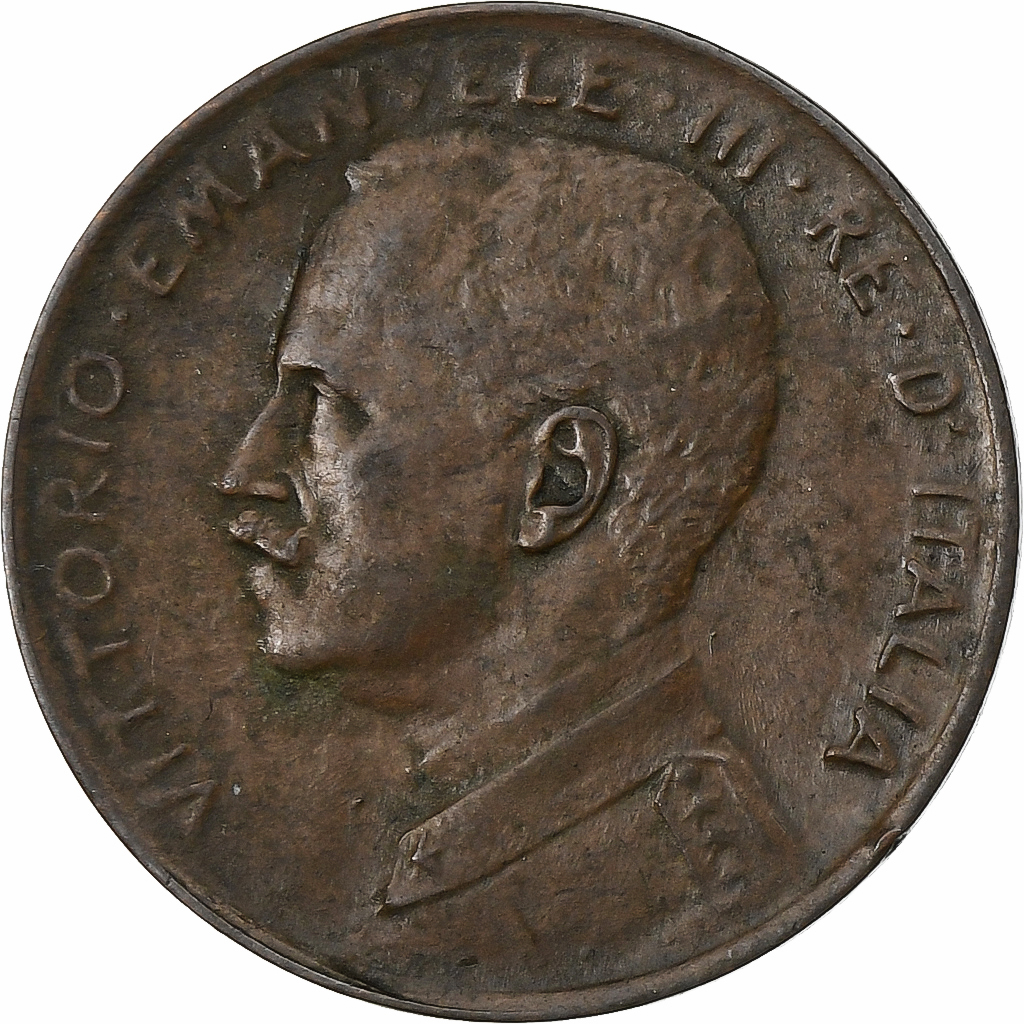 Italy, Vittorio Emanuele III, 2 Centesimi, 1917, Rome, Bronze, , KM:41