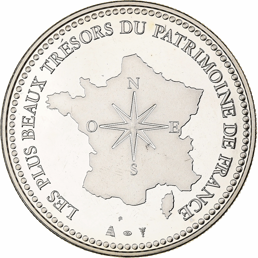 France, Medal, Trésors du Patrimoine, Tour Eiffel, n.d., Copper-nickel
