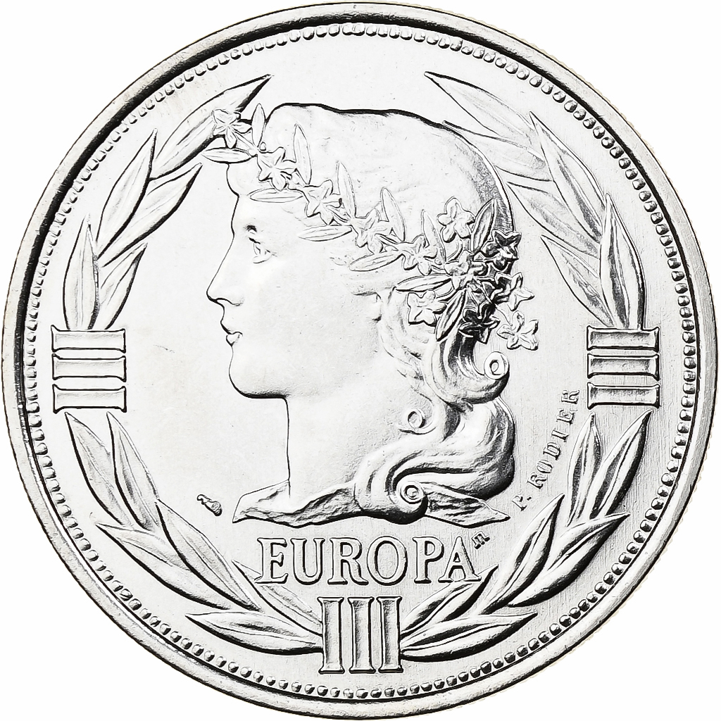 France, Medal, Ecu Europa, 1989, Copper-nickel, 