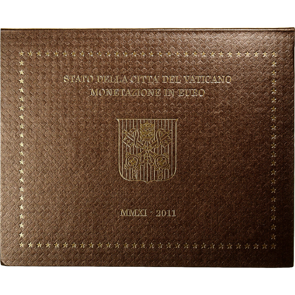 Vatikan, Benedict XVI, Set 1 ct. - 2 Euro, 2011, Rome, STGL
