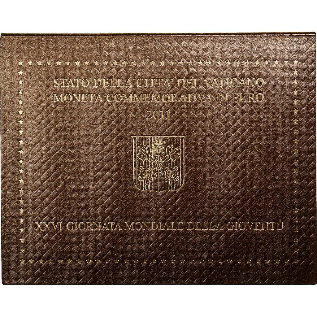 Vatikan, 2 Euro, 26th World Youth Day, 2011, Rome, Bi-Metallic, STGL