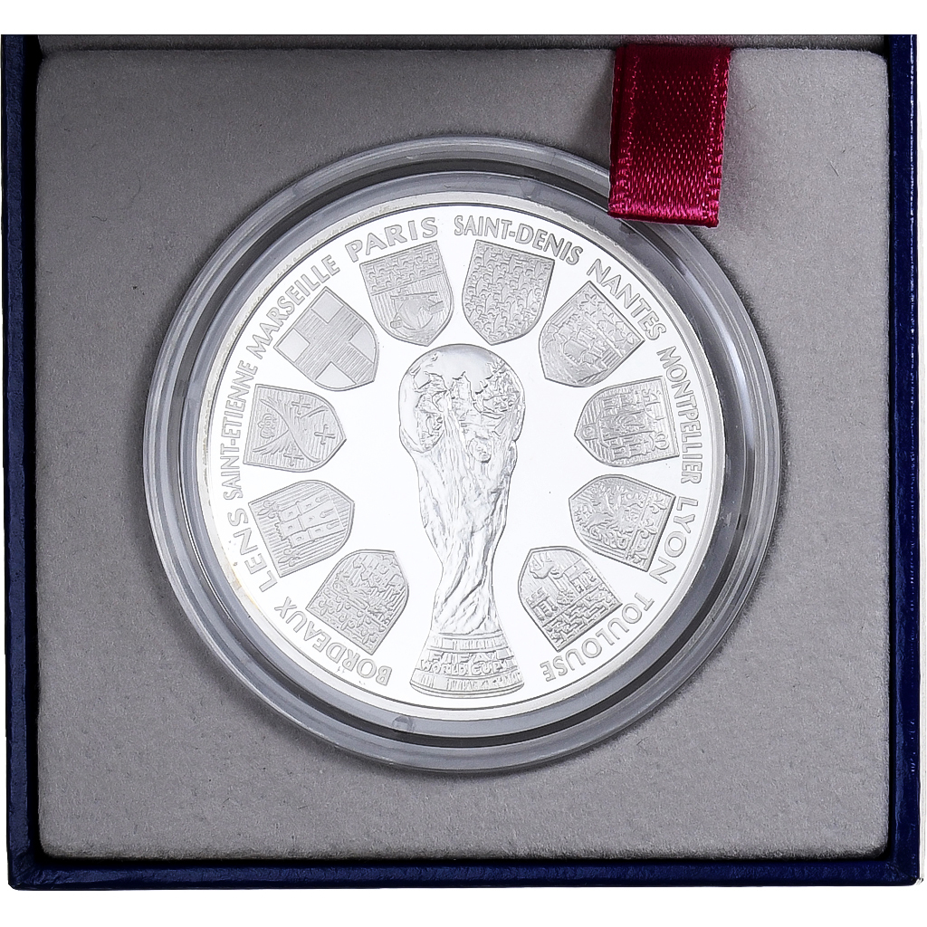 France, 10 Francs, Coupe du Monde 1998, 1998, MDP, Proof, Silver, 