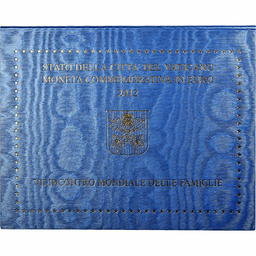 Vatican, 2 Euro, 7th World Meeting of Families, 2012, Rome, Bi-Metallic