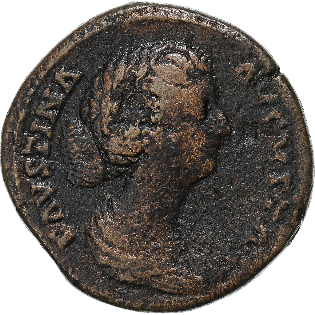 Faustina II, Sestertius, 161-176, Rome, Bronze, , RIC:1663