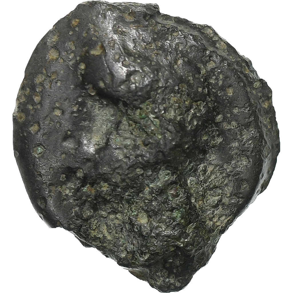 Bituriges Cubi, Uncertain, Potin MA au taureau, 1st century BC, Bronze
