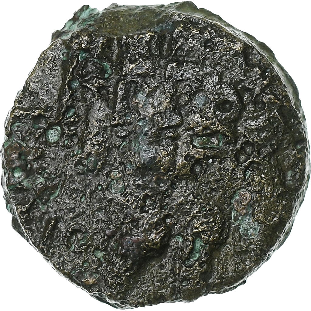 Remi, Bronze aux trois bustes / REMO, ca. 60-40 BC, Bronze, VF