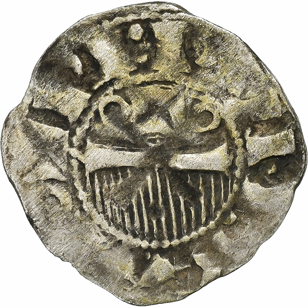 County of Champagne, Denier, ca. 1050-1100, Provins & Sens, Billon, 