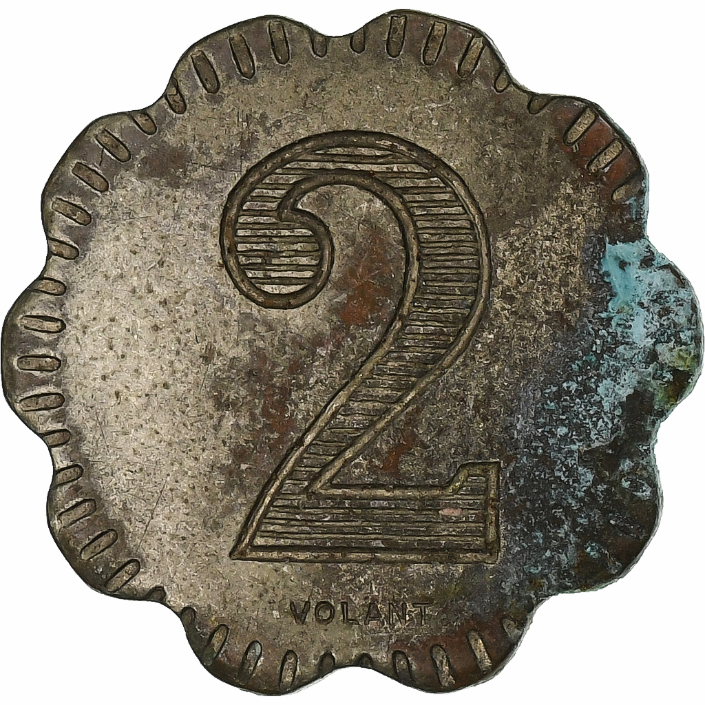 Frankrijk, Token, Maison Mignon, n.d., Maillechort, 2, ZF+