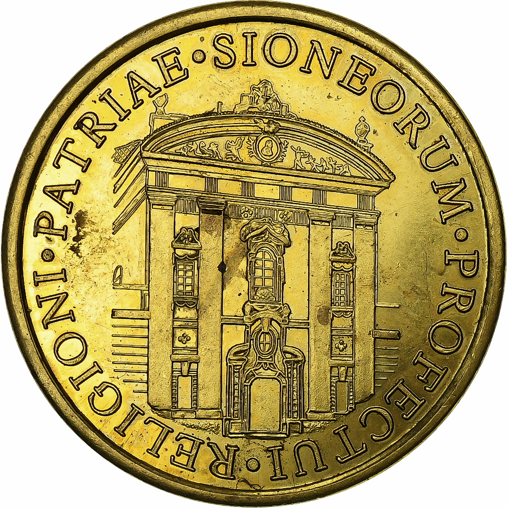 Czech Republic, Token, Strahov Library, n.d., Brass, 