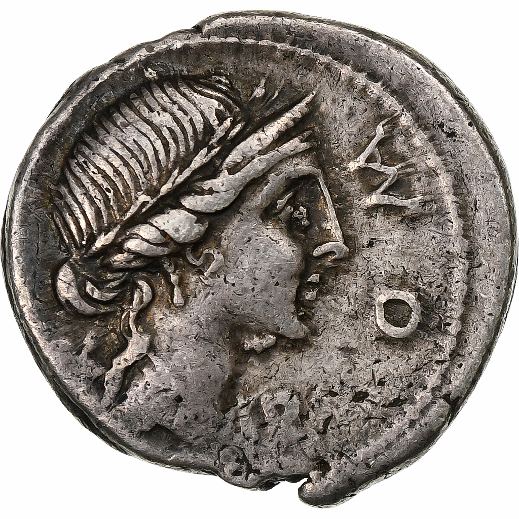 Aemilia, Denarius, 114-113 BC, Rome, Incuse strike, Silver, 