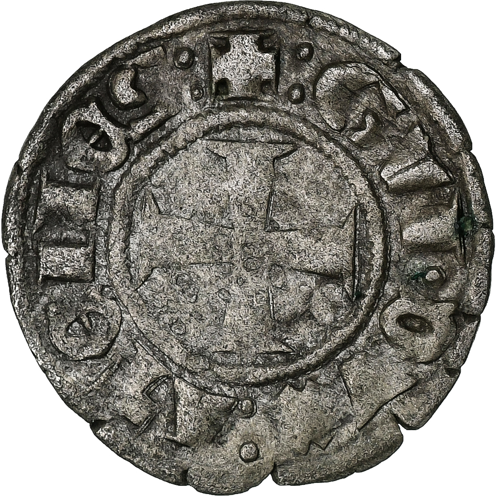 Duchy of Athens, Gui II de la Roche, Denier, 1287-1308, Thebes, Billon
