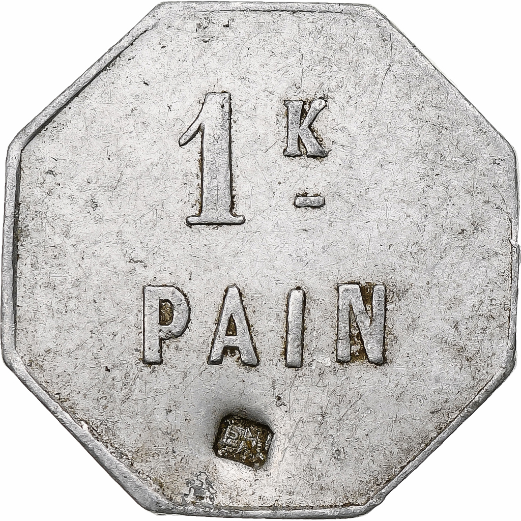 France, 1 kg Pain, Société Coopérative La Ruche, Countermarked, EF