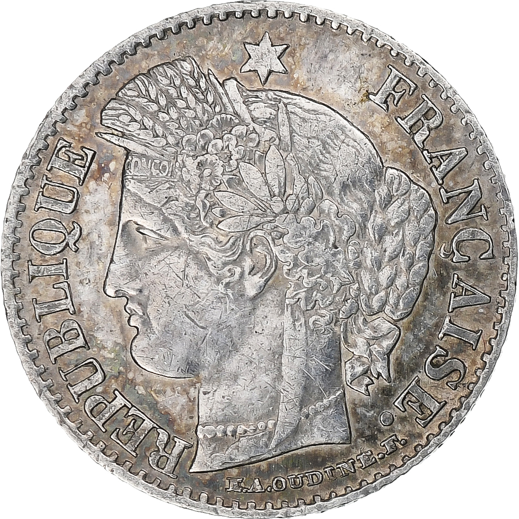 France, 20 Centimes, Cérès, 1850, Paris, Silver, , Gadoury:303