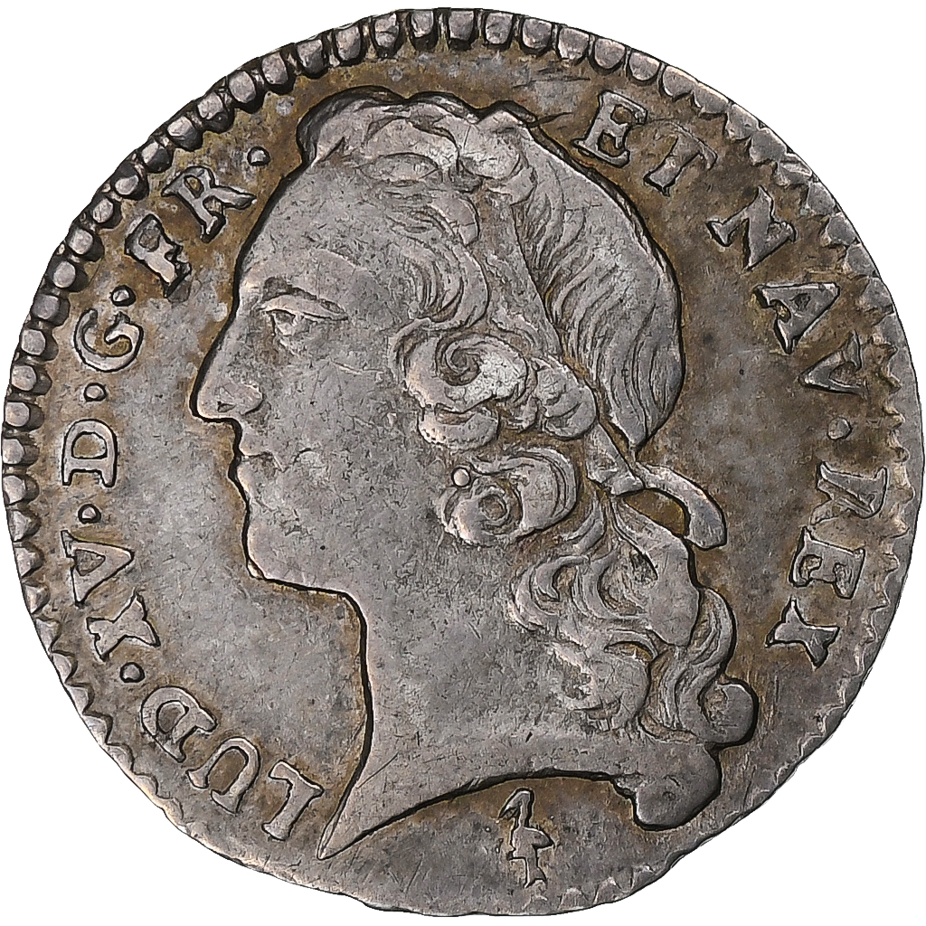 France, Louis XV, 1/20 Écu au bandeau, 1747, Lille, Silver, 