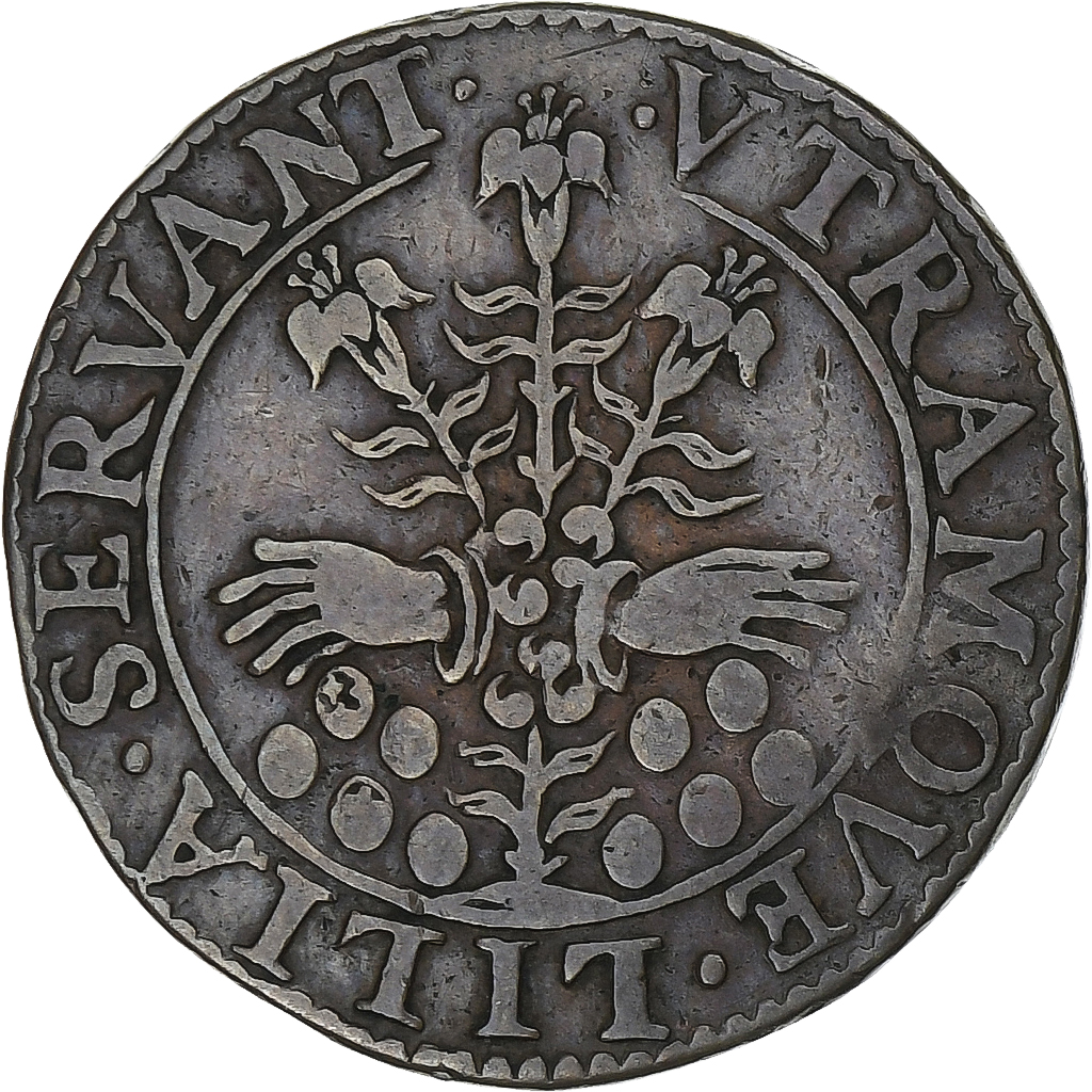 France, Token, Louis XIII, Cour des monnaies, Copper, , Feuardent:12217