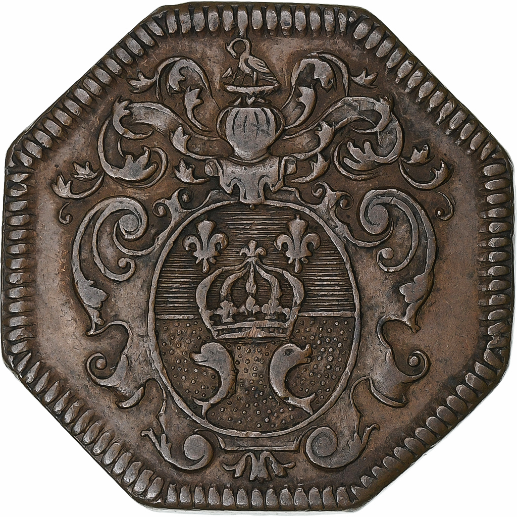 Frankrijk, Token, Marie-Madeleine Le Mercier, Koper, ZF+, Feuardent:2911/5874