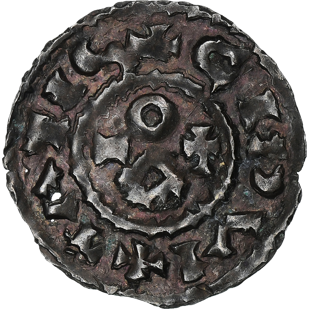 Comté de Carcassonne, Denier, 950-1075, Carcassonne, Argent, TTB+