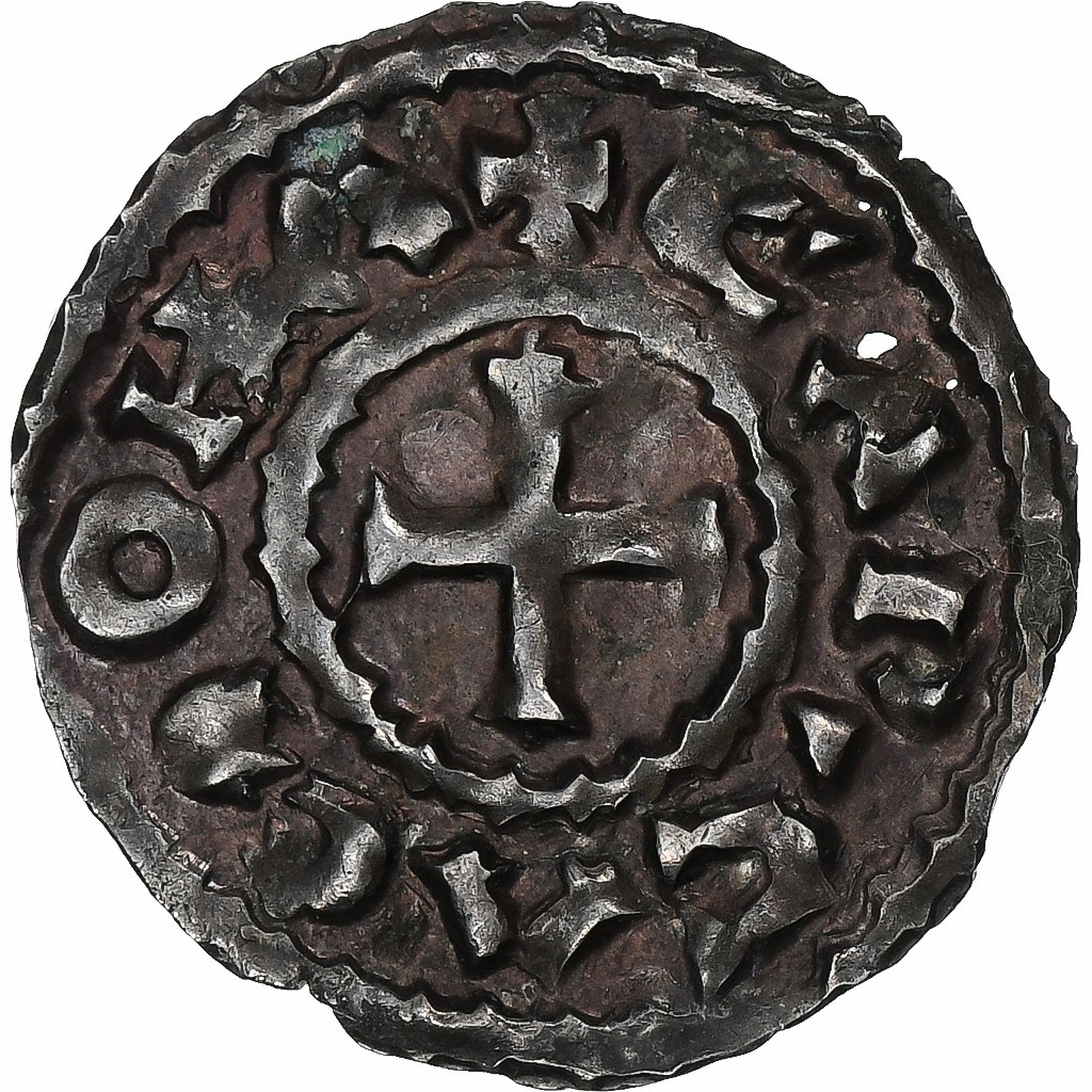 Comté de Carcassonne, Denier, 950-1075, Carcassonne, Argent, TTB+