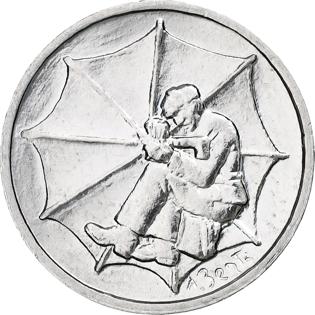 San Marino, Lira, Work Life, 1978, Rome, BU, Aluminum, MS, KM:76