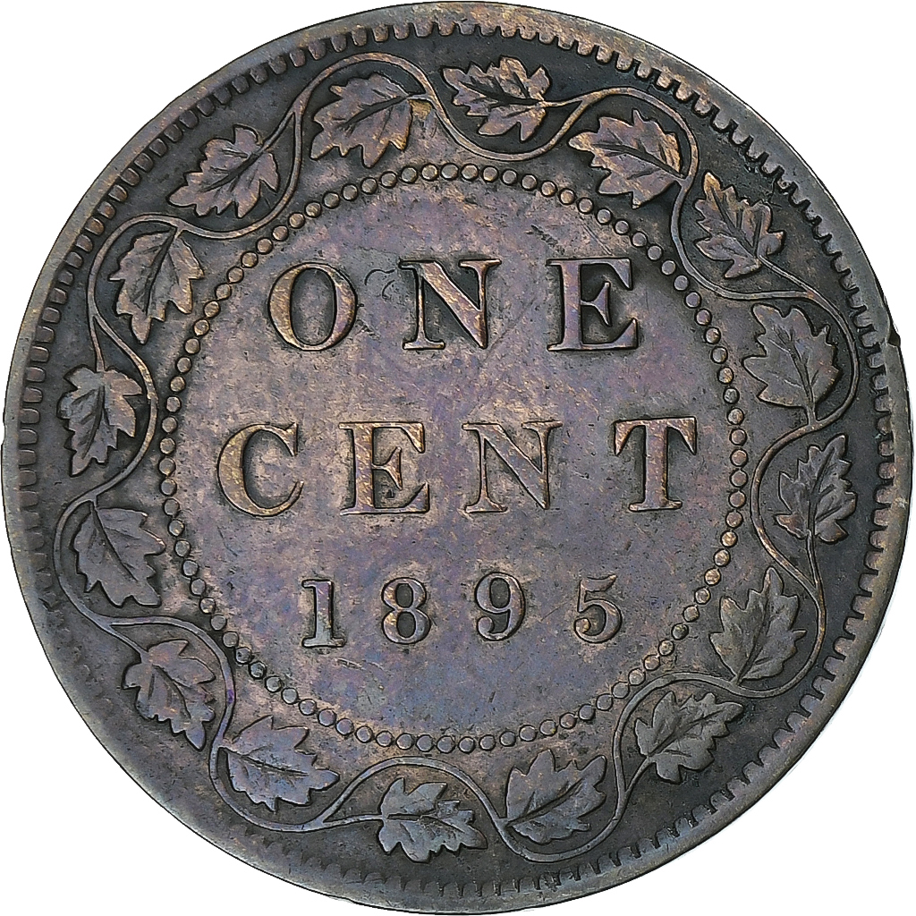 Canada, Victoria, Cent, 1895, London, Bronze, , KM:7