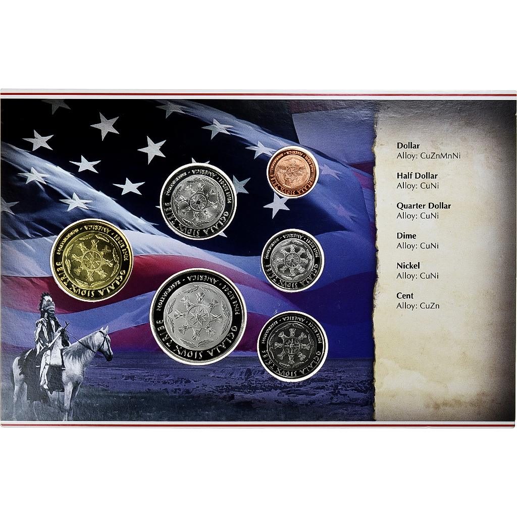 United States, Sovereign Nation of The Sioux, 1 c. to 1$, 