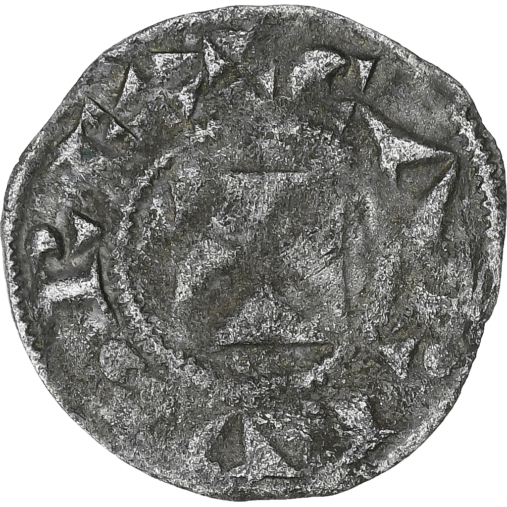 County of Poitou, Anonymous, Obol, Melle, Billon, 