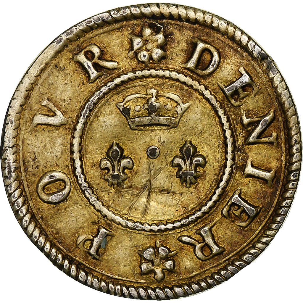 France, Denier à épouser, Vermeil, Collection Térisse, , Terisse:D33