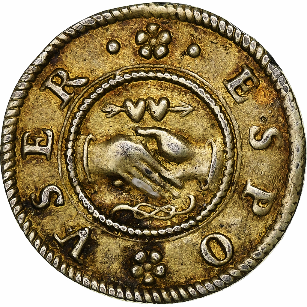 France, Denier à épouser, Vermeil, Collection Térisse, , Terisse:D33