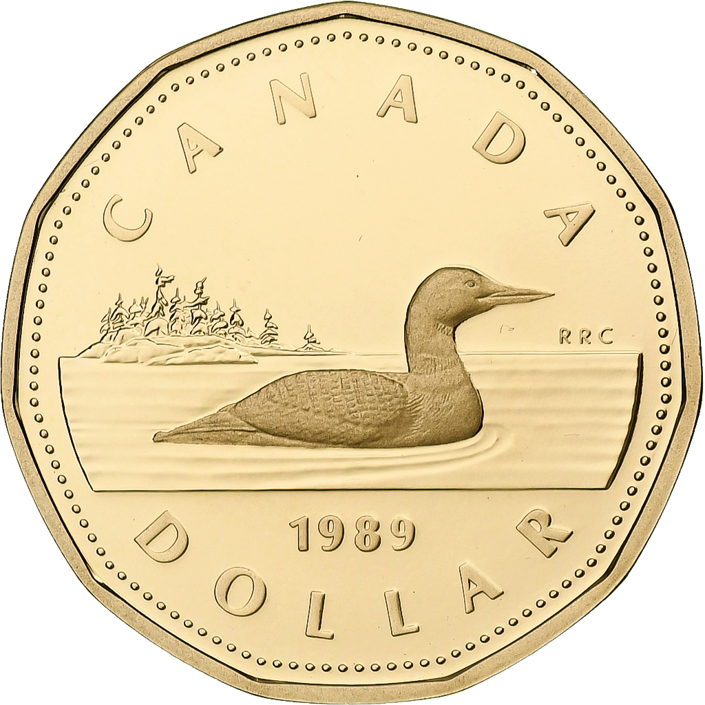1282902] Canada, Elizabeth II, Dollar, 1989, Ottawa, Proof