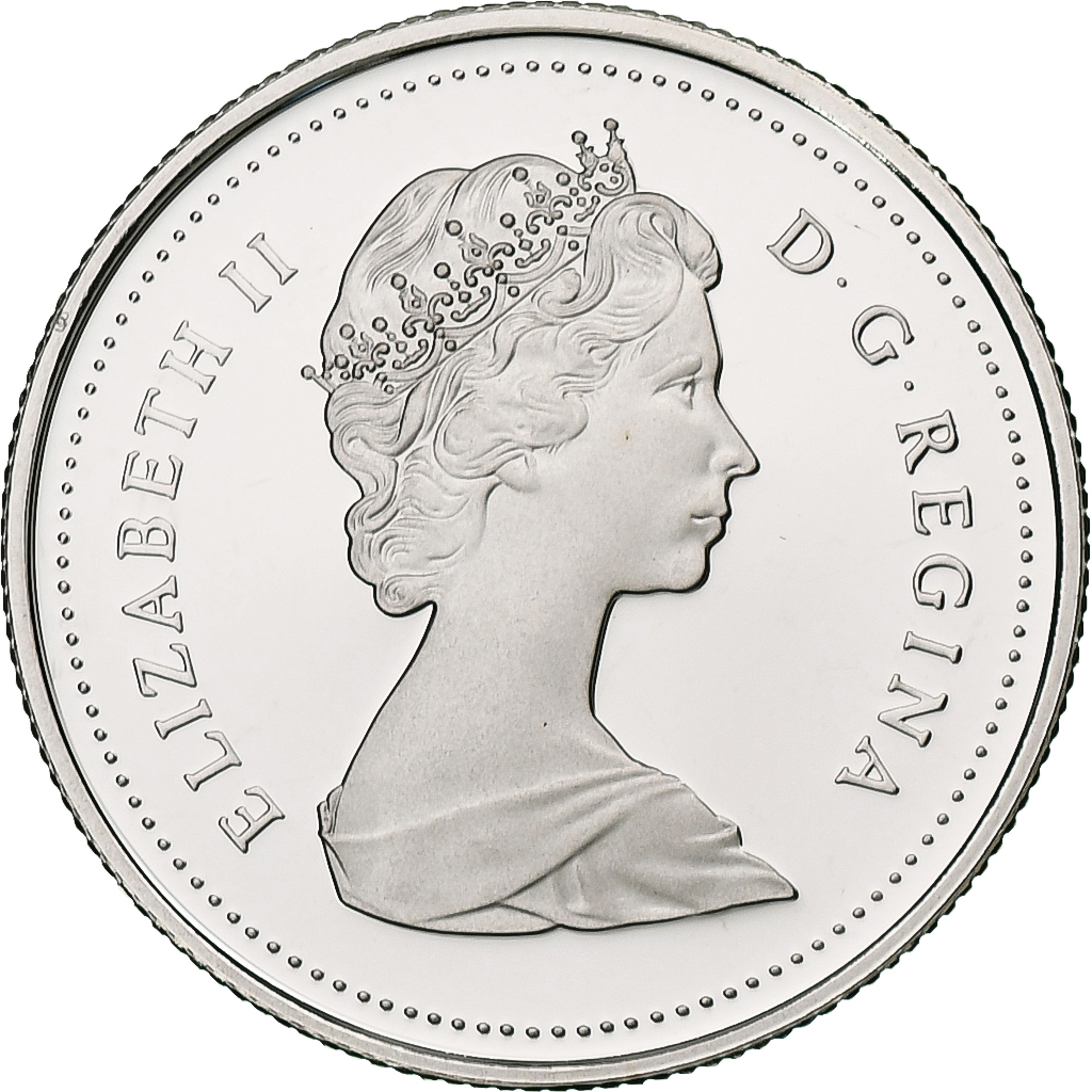 Canada, Elizabeth II, 25 Cents, 1989, Ottawa, Proof, Nickel, , KM:74