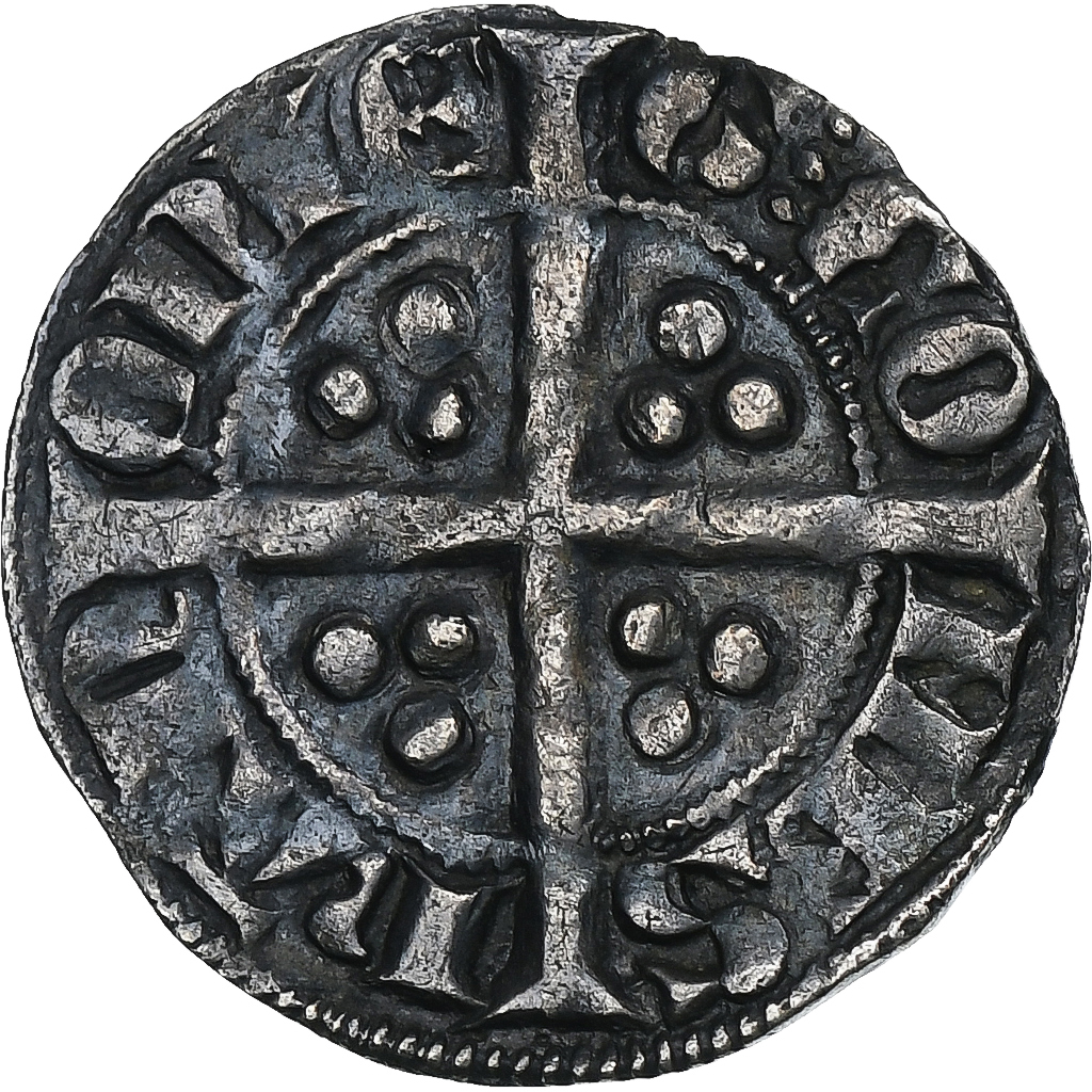 Comté de Hainaut, Guillaume Ier, Esterlin au losange, 1304-1337, argent