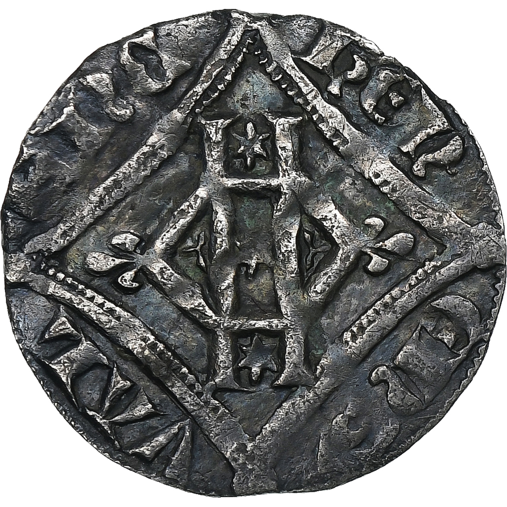 Comté de Hainaut, Guillaume Ier, Esterlin au losange, 1304-1337, argent